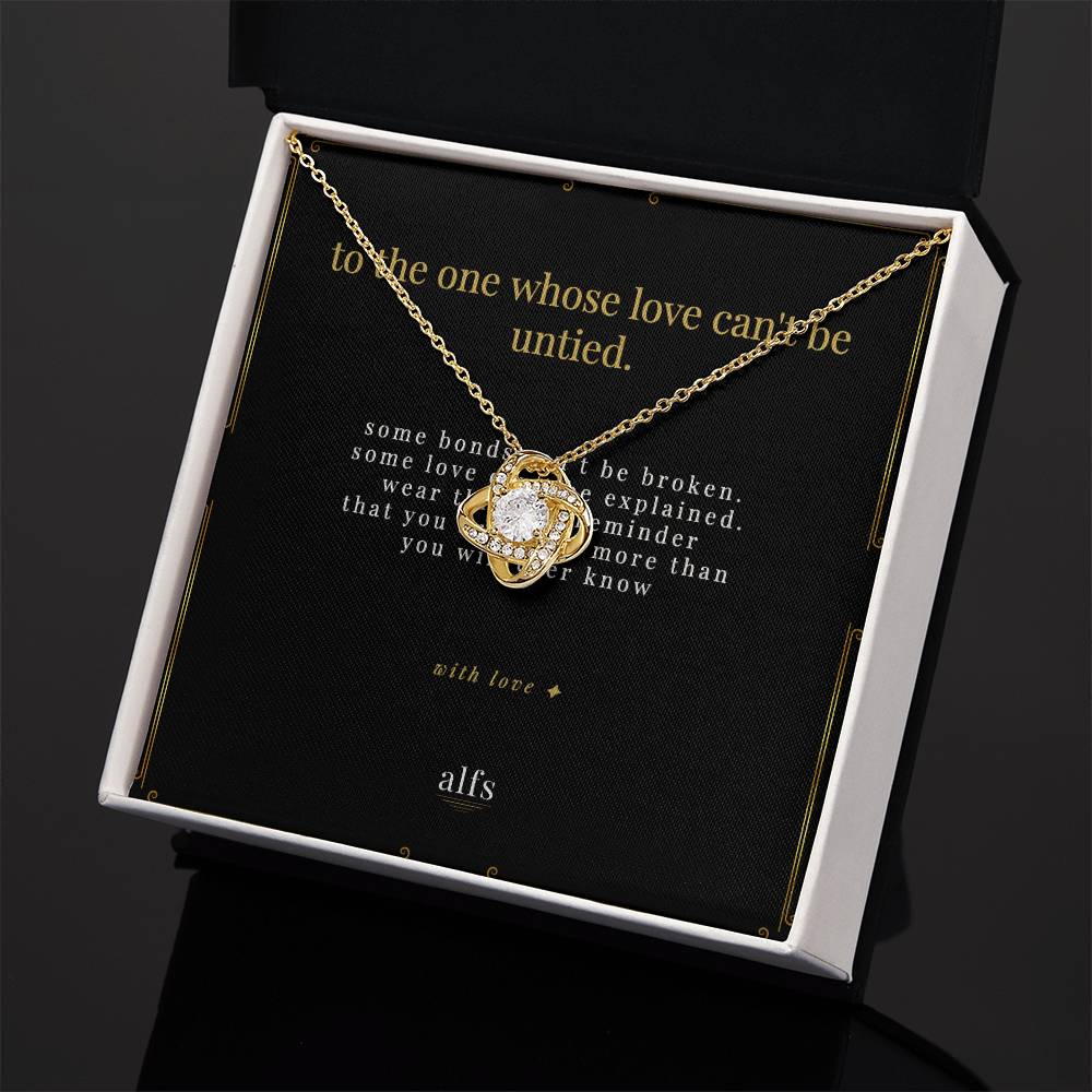 the love knot necklace