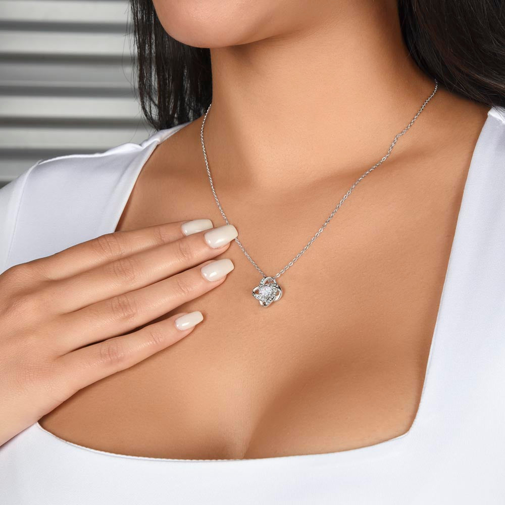 the love knot necklace