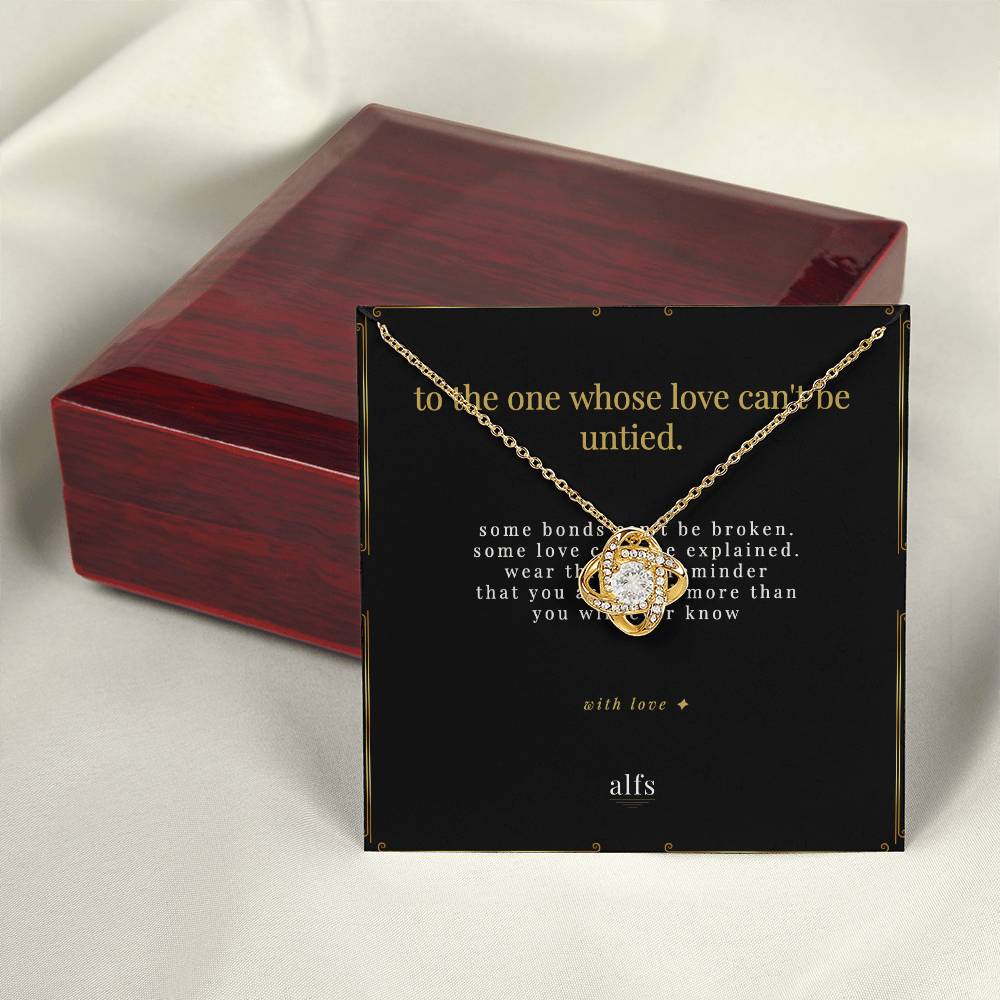 the love knot necklace