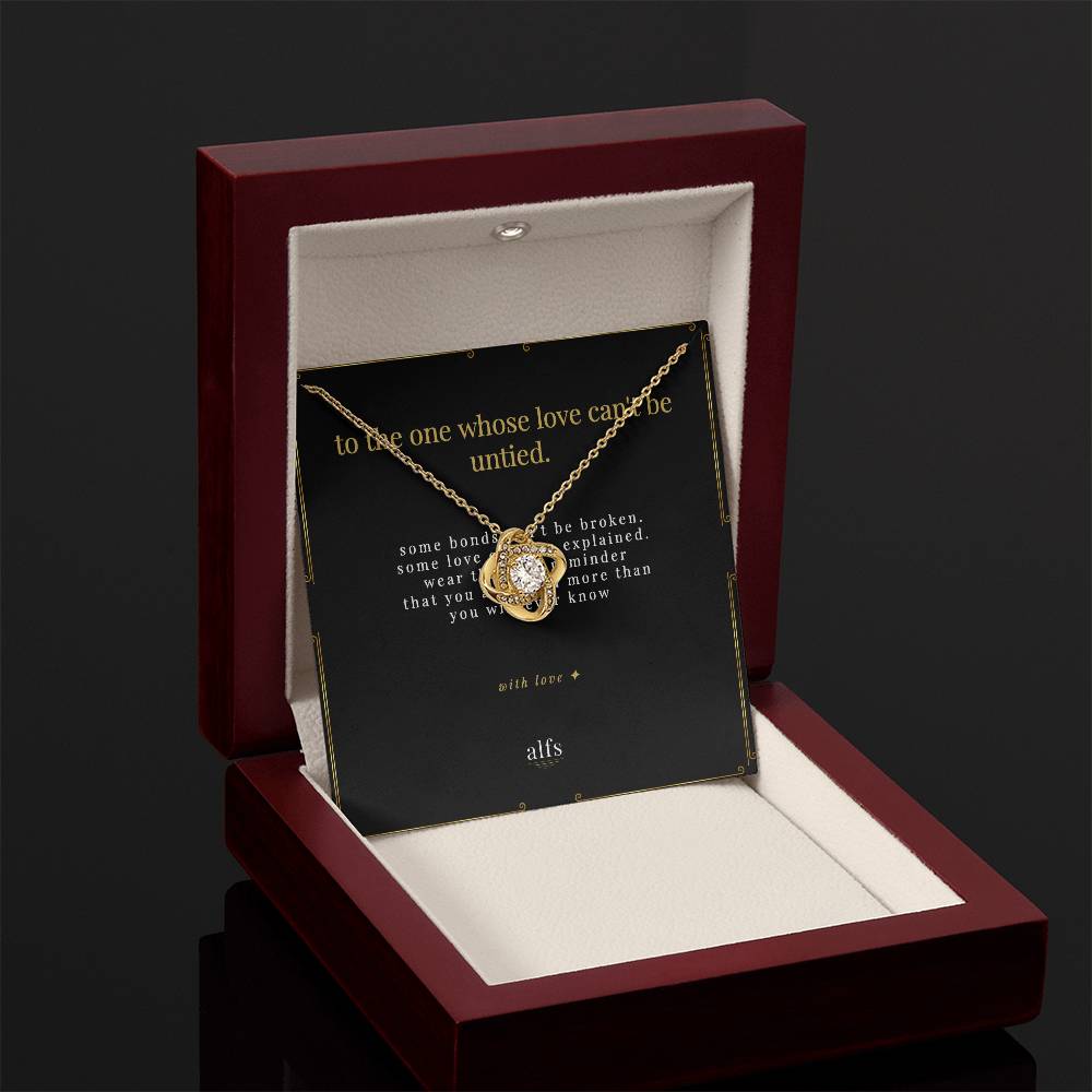 the love knot necklace